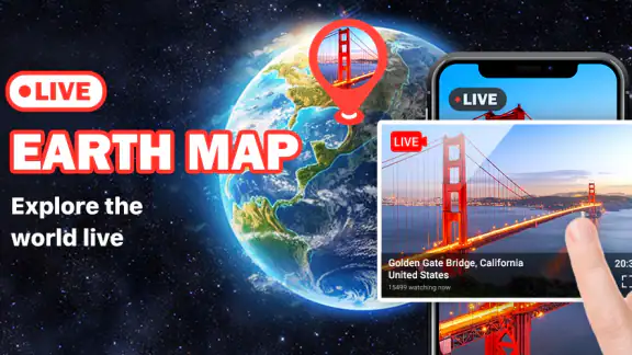 Bản đồ Trái đất Trực tiếp 3D screenshot