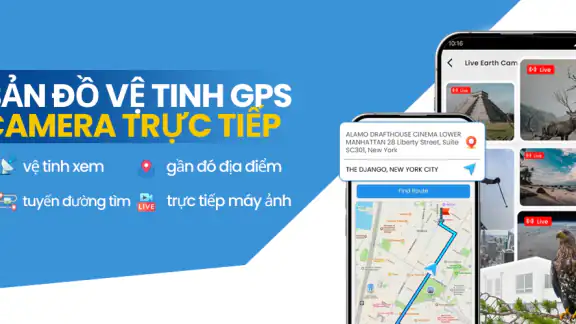 Bản đồ vệ tinh GPS screenshot