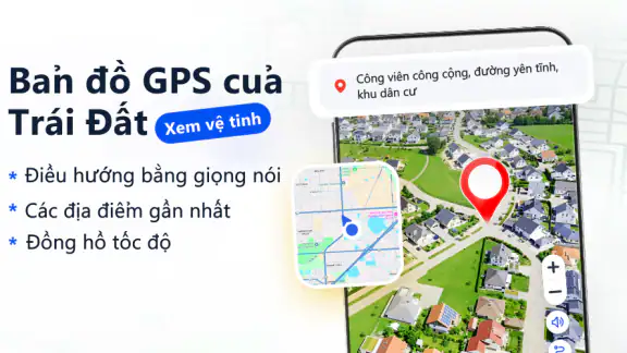 Bản đồ vệ tinh GPS trái đất screenshot