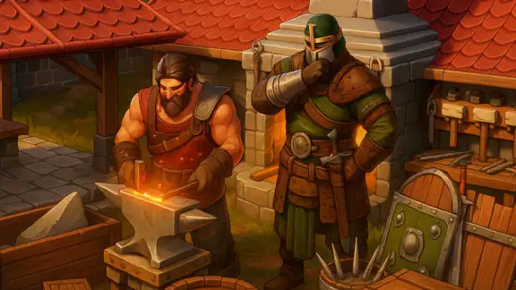 Battlesmiths:RPG Thời Trung Cổ screenshot