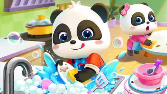 Bé Gấu Trúc Dọn Dẹp screenshot