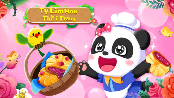 Bé Gấu Trúc Tự Làm Hoa screenshot