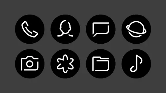 Blaux - Icon Pack (Round) screenshot