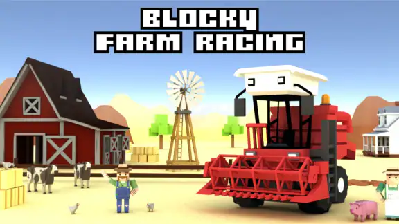 Blocky Farm Racing & Simulator screenshot