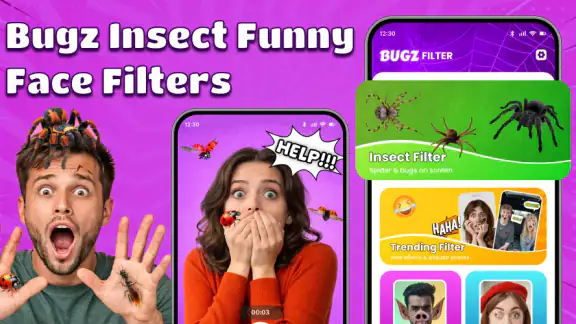 Bugz: Insect Funny Face Filter screenshot