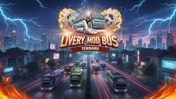 BUSSID MOD Livery Terbaru 2026 screenshot