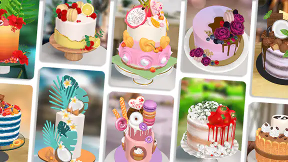Cake Coloring 3D screenshot