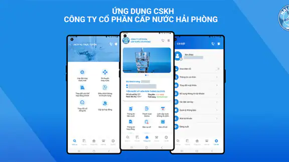 Cấp nước Hải Phòng screenshot