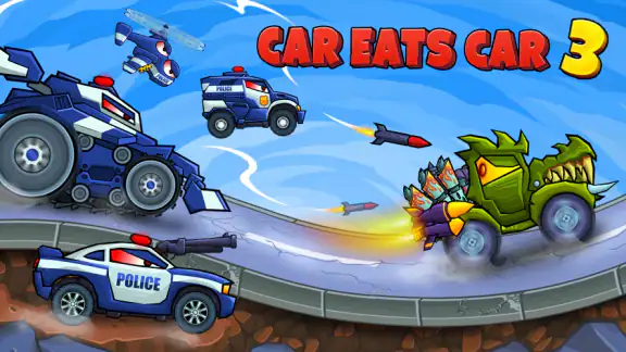Car Eats Car 3 Survival Racing screenshot