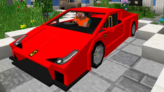 Cars Mod cho Minecraft PE 2025 screenshot