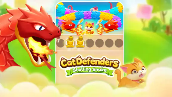 Cat Defenders: Shelling Snake screenshot