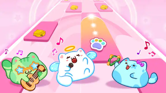 Cat Tiles: Cute Piano Game screenshot