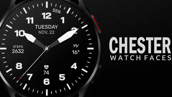 Chester Dark watch face screenshot