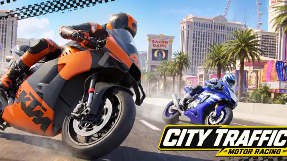 City Traffic Moto Racing screenshot