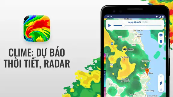 Clime: Dự báo Thời Tiết, Radar screenshot