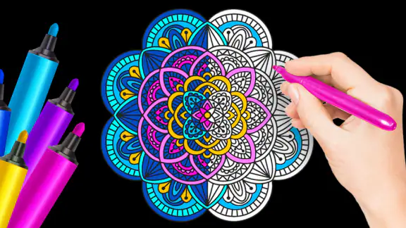 Coloring Book For Relaxation screenshot