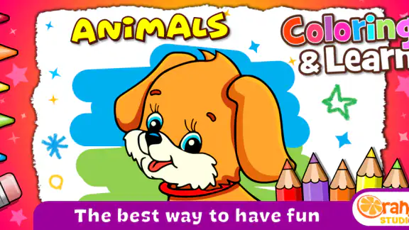 Coloring & Learn Animals screenshot