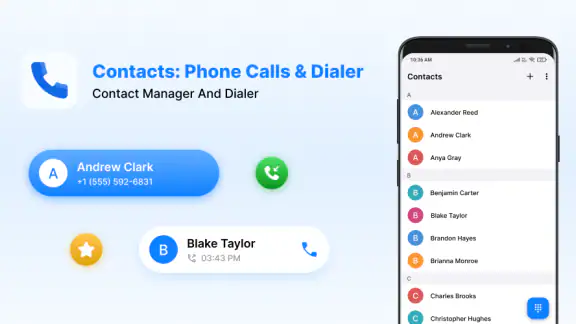 Contacts: Phone Calls & Dialer screenshot