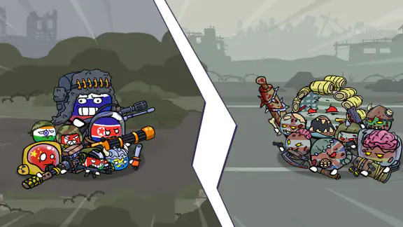Country Balls: Zombie Rush screenshot