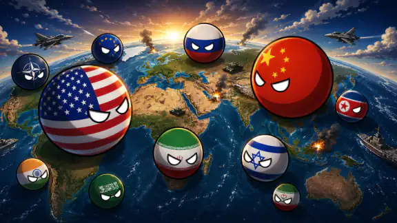 Countryballs Chiến thuật MMO screenshot