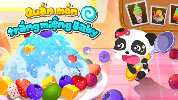 Cửa Hàng Kem của Bé Gấu Trúc screenshot