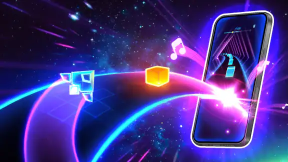 Cyber Beat:Neon Rhythm Rush screenshot