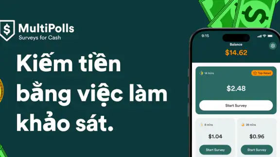 Đa điểm: Khảo sát nhận tiền! screenshot