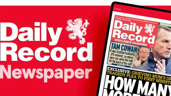Daily Record Newspaper screenshot