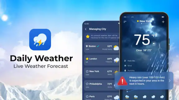 Daily Weather: Forecast&Alerts screenshot