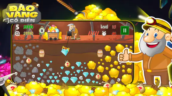 Đào Vàng™ - Dao Vang Game vui screenshot