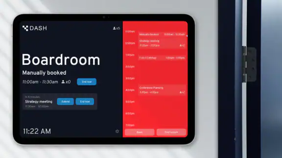 Dash - Meeting Room Display screenshot