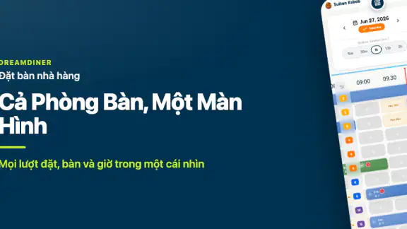Đặt bàn nhà hàng screenshot