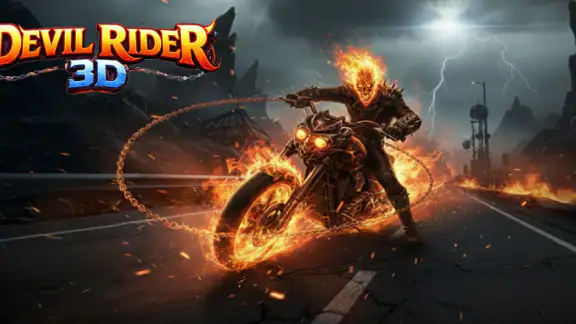 Devil Rider: TV Racing Game screenshot