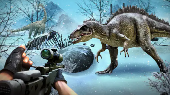 Dino Hunter: 3D Shooting Game screenshot