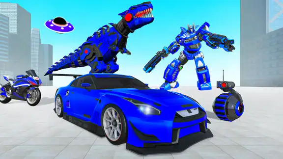 Dino Transform Robot Games screenshot