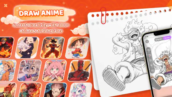 Draw Anime: AR Sketch App screenshot