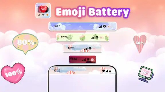 Emoji Battery: Widget Bar screenshot