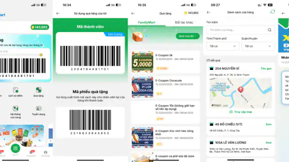 FamilyMart VietNam screenshot
