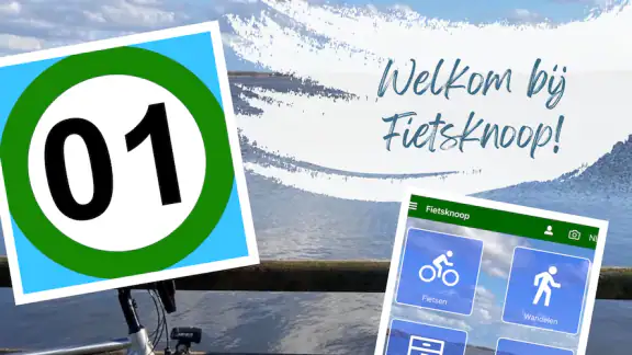 Fietsknoop fietsen en wandelen screenshot