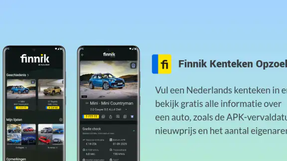 Finnik Kenteken Opzoeken screenshot