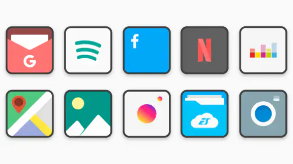 Flat Square - Icon Pack screenshot
