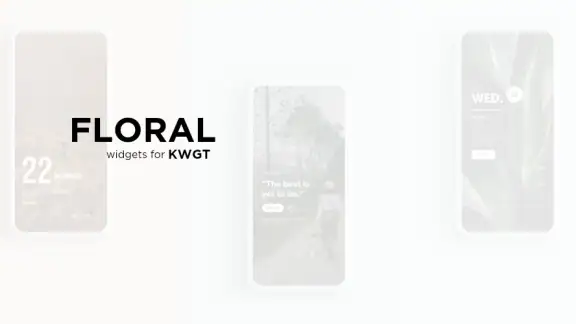 Floral KWGT screenshot