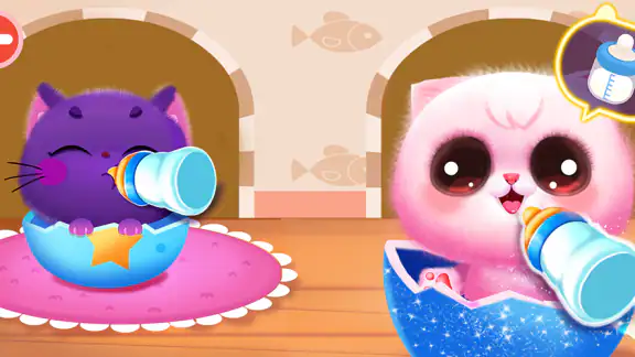 Gấu Trúc Nhỏ: Chăm Sóc Bé Mèo screenshot