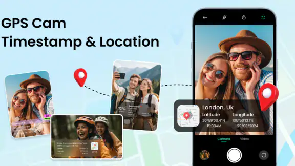 GPS Cam: Timestamp & Location screenshot