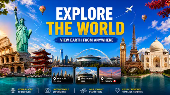 GPS Camera & Live Earth Map screenshot
