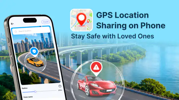GPS Location Sharing on Phone screenshot
