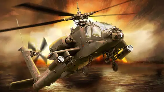 GUNSHIP BATTLE: Helicopter 3D screenshot