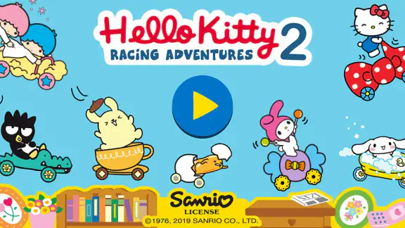 Hello Kitty games - car game screenshot