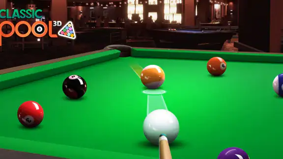 Hồ bơi cổ điển 3D - 8 bóng screenshot