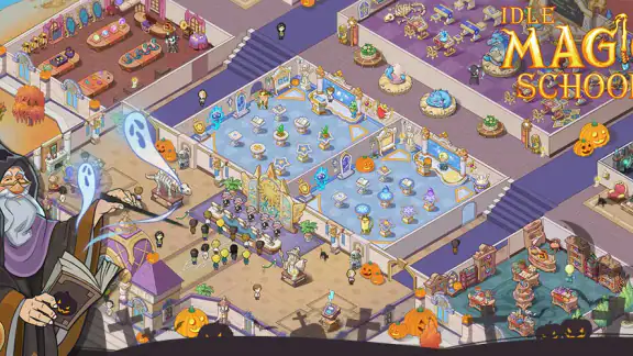 Idle Magic School screenshot